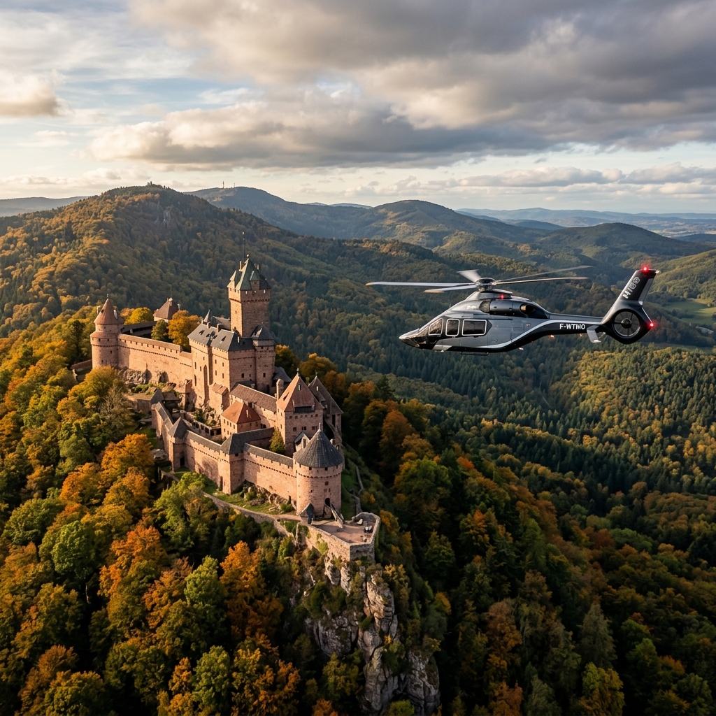 Vol en Hélicoptère Alsace
