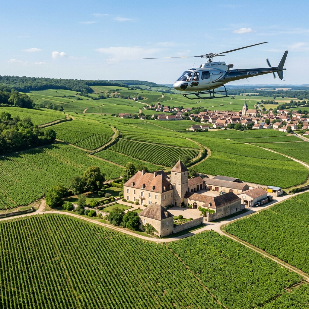 Vol en Hélicoptère Bourgogne