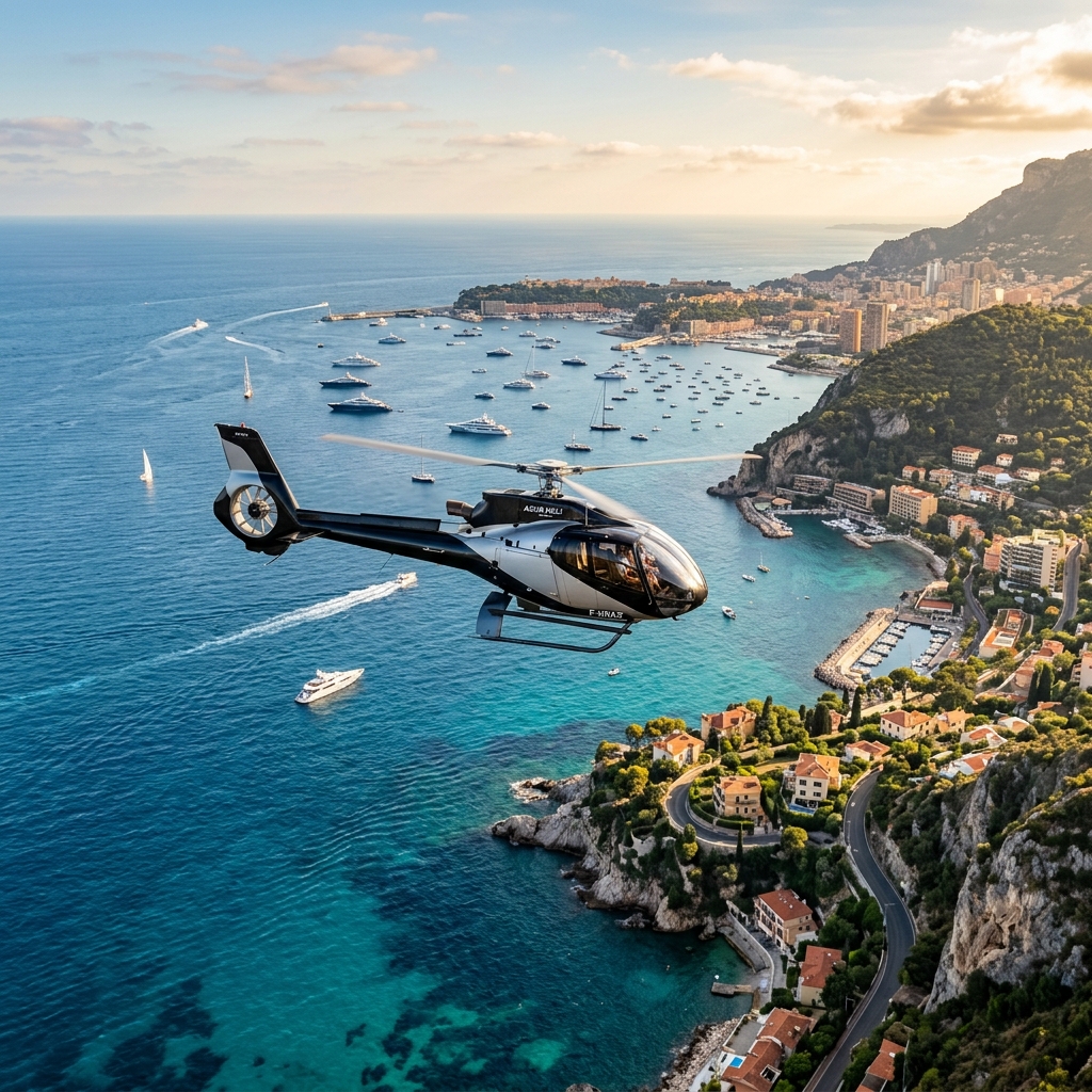 Vol en Hélicoptère Côte d'Azur