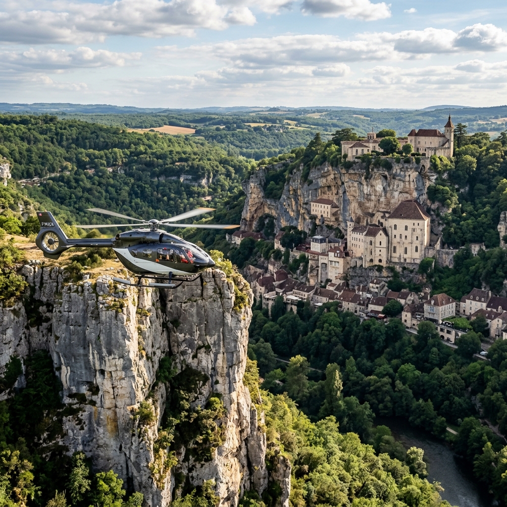 Vol en Hélicoptère Dordogne & Périgord