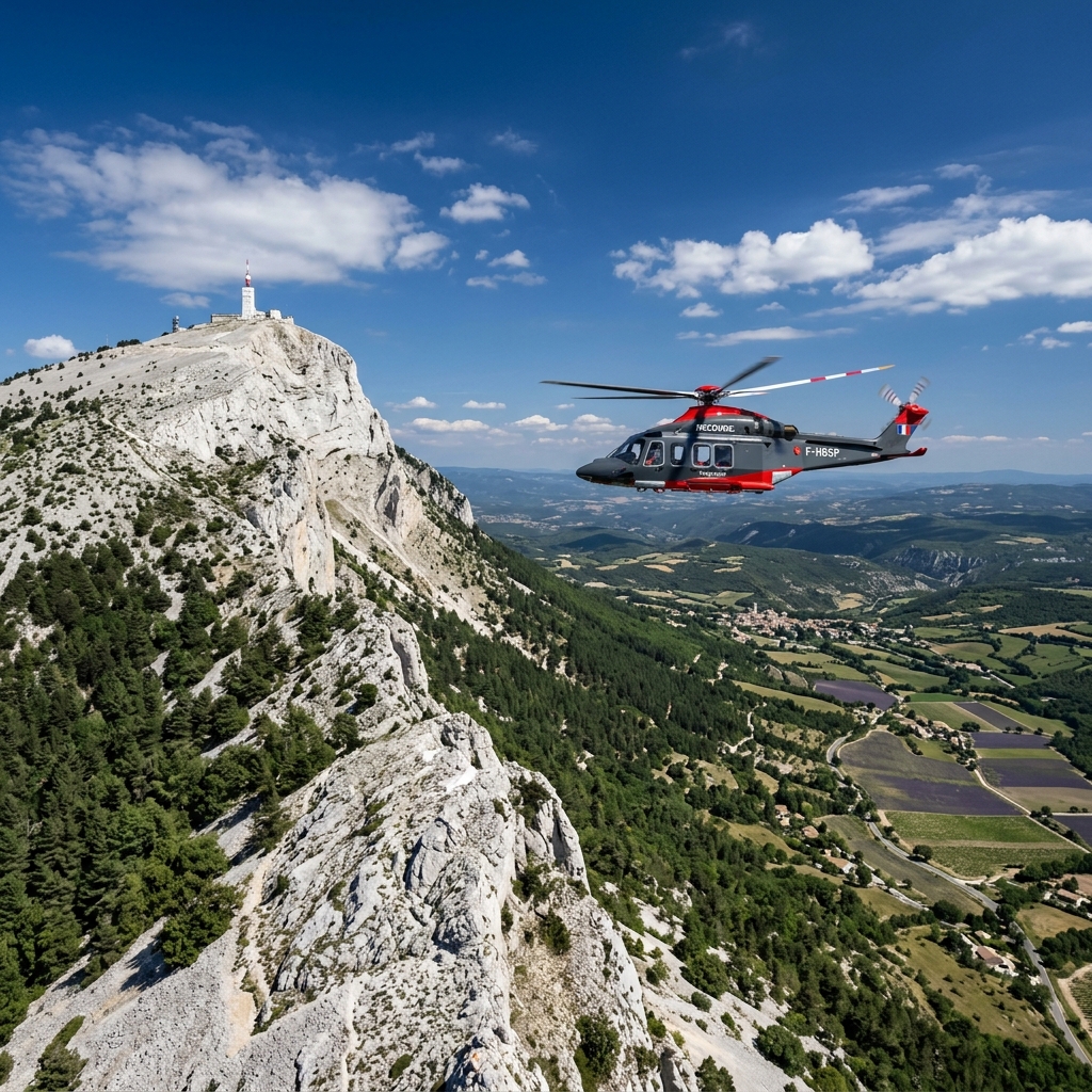 Vol en Hélicoptère Provence