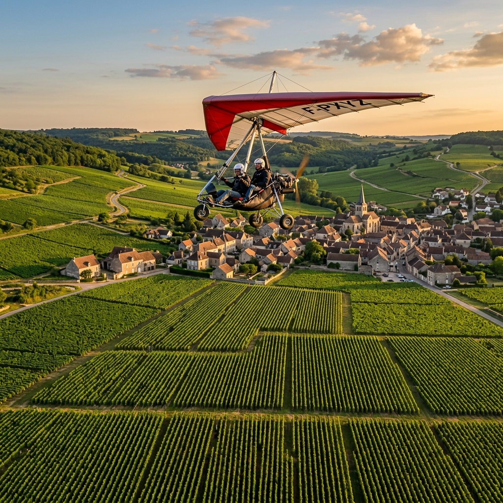 Vol en ULM Bourgogne