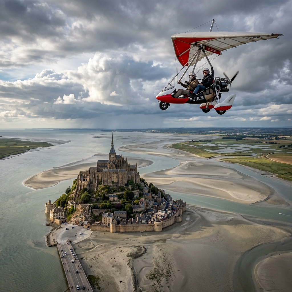 Vol en ULM Normandie