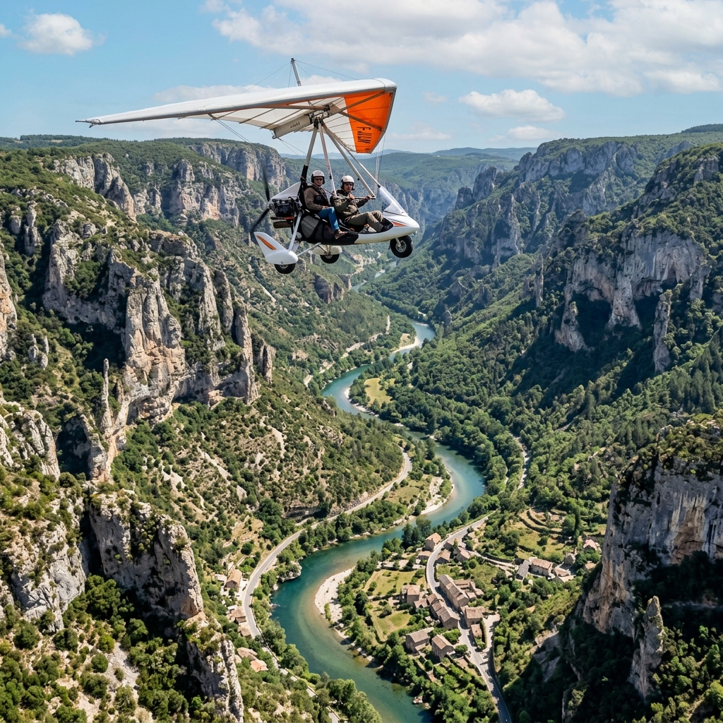 Vol en ULM Occitanie & Aveyron