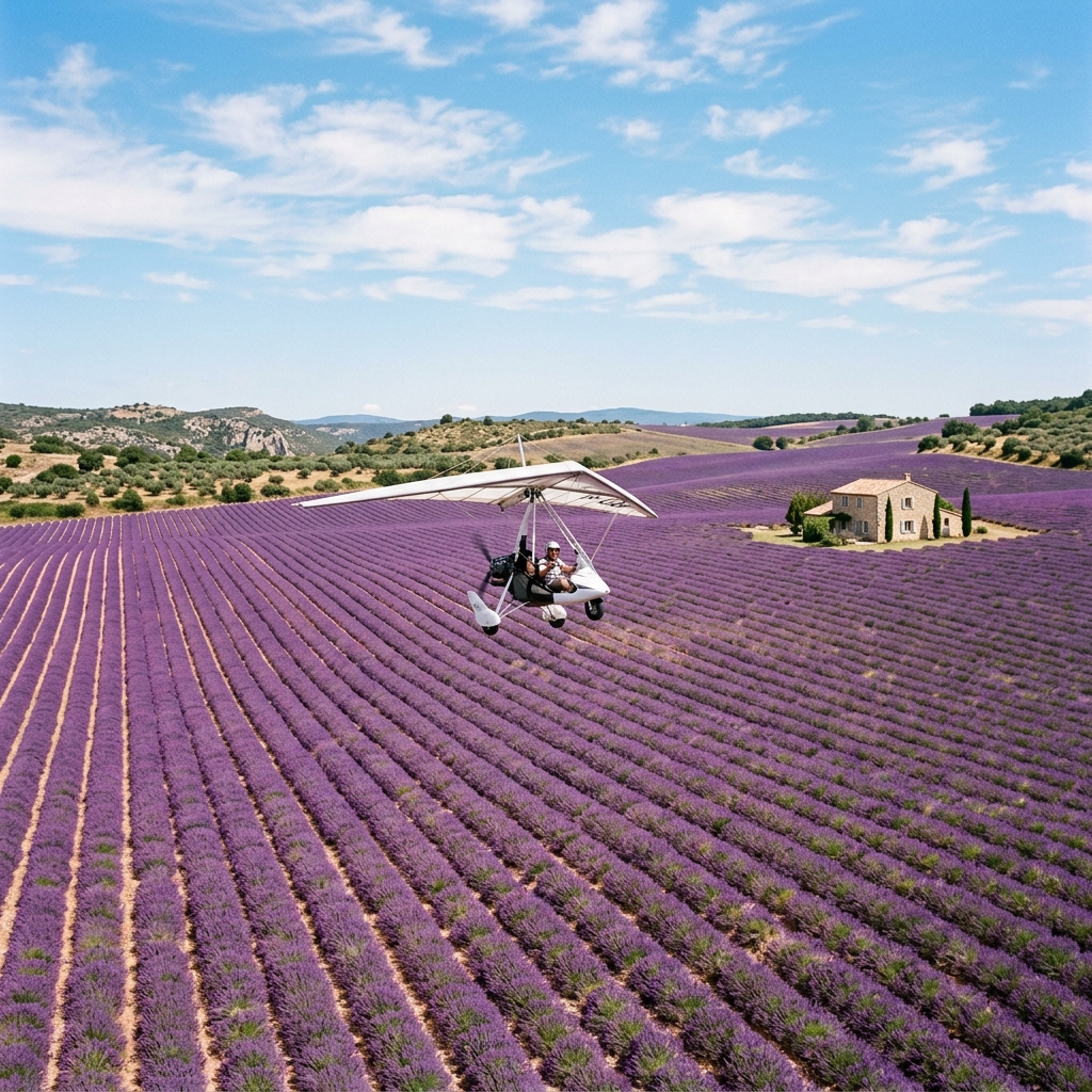 Vol en ULM Provence